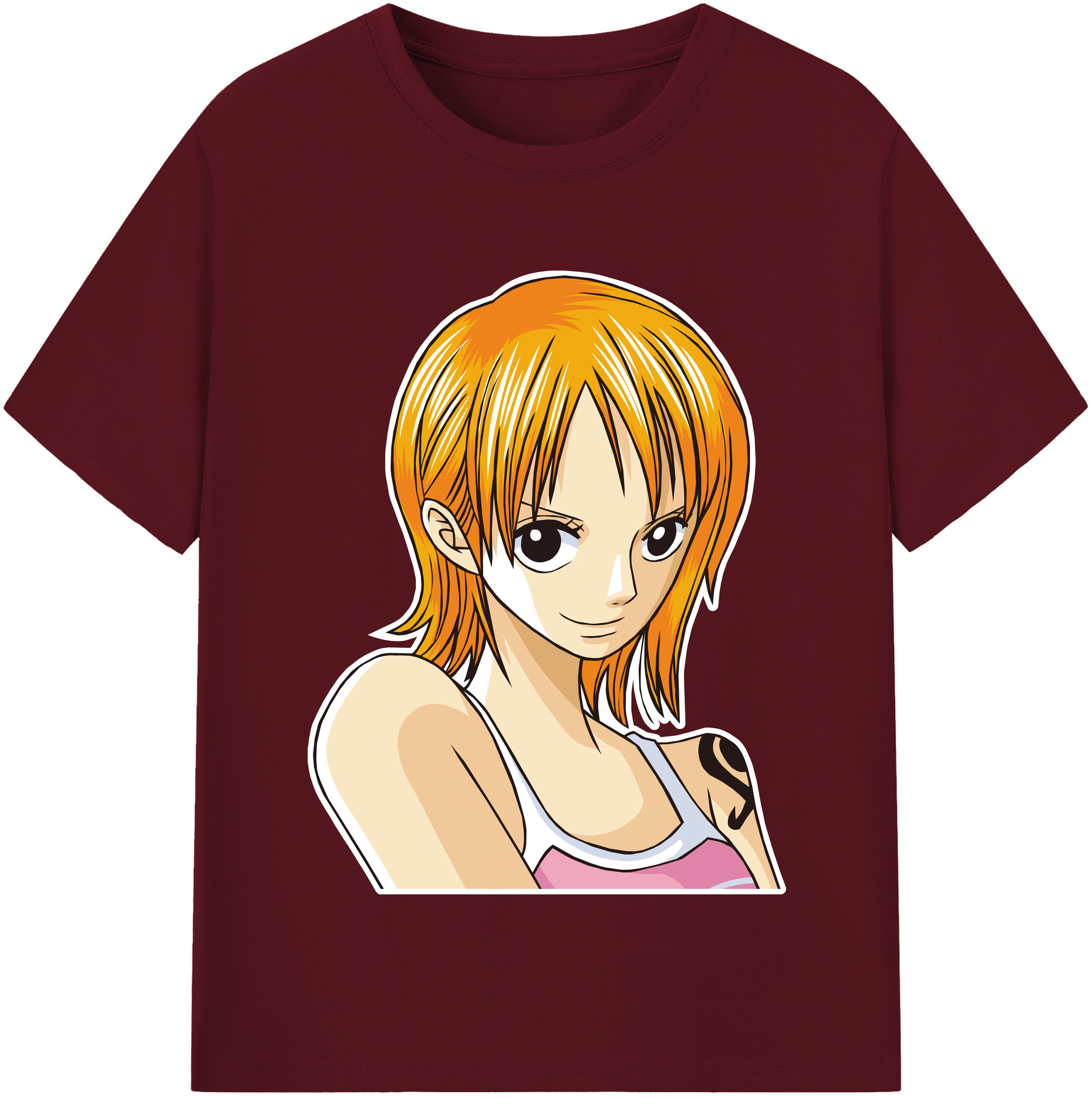 ワンピース ナミ ONE PIECE Nami 綿100％半袖Tシャツ（フロントプリント）